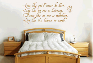 Romantic Quote Wall Art Sticker