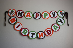 Happy Birthday Banner. Turning 4 Birthday Sayings. View Original ...
