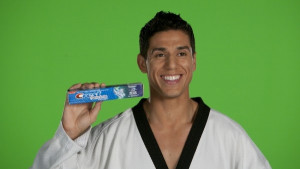 Ondina López, Taekwondo fighter Steven López and crest!