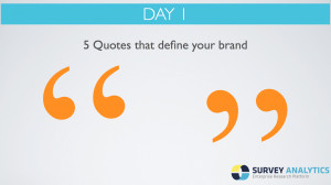 Day 1 of the Survey Analytics Business Blog Challenge