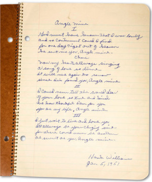 ... Hank Williams to music. The result is “The Lost Notebooks of Hank