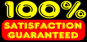 Satisfaction Guaranteed Vector Sticker Clipart Large Size
