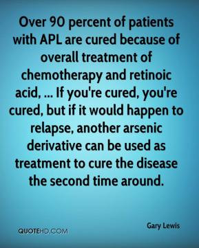 ... relapse, another arsenic derivative can be used as treatment to cure