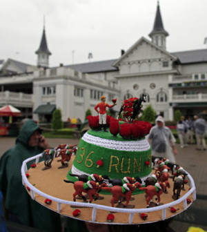 kentucky derby hats content in a cottage