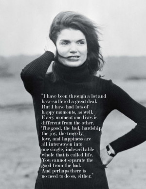 Beautifully sums up the incredible woman named 'Jackie'.