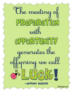 2014 Calendar and quot Lucky quot Quote Free printables from inkhappi