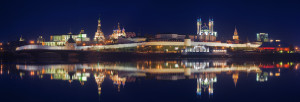 The beautiful Russian Orthodox Cathedral of Kazan Mother of God, built ...