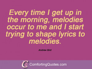 Sayings From Andrew Bird