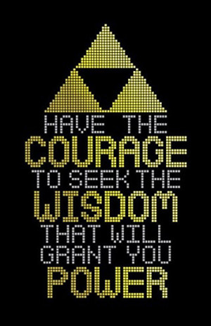 Triforce Wisdom, Power & Courage Zelda by MarioGirl64