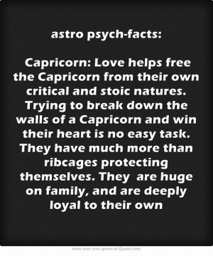 astro psych-facts: CapricornInspirations Quotes Sadness, Sea Goat