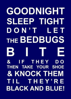 Very cute (with a little bit of humor) bedtime saying for dad's to say ...