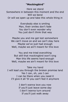 Mockingbird - Rob Thomas More