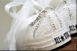Wedding converse to dance in afterwards. Dress them up with some ...