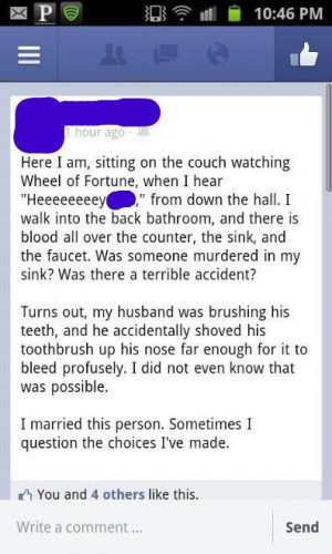 OK, so I had a little mishap last night…