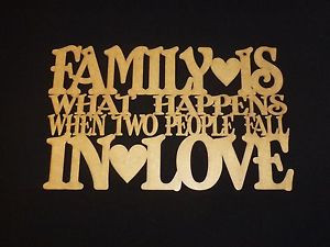 ... -Wooden-FAMILY-IS-IN-LOVE-word-Sayings-door-plaque-sign-wood-wall-art