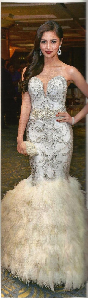 Kim Chiu wears Edwin Tan to the 2012 Star Magic Ball. Kim's fashion ...