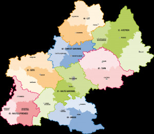 Midi Pyrénées - région 73