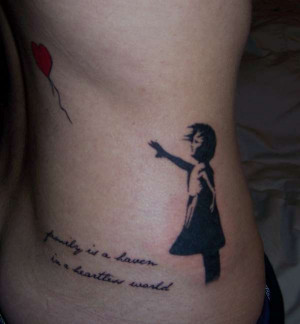 Banksy Tat tattoo