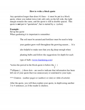 How to write a block quote (DOC) by MikeJenny