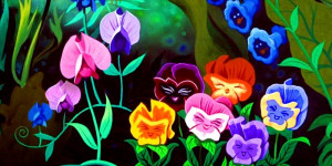 Go Back > Gallery For > Alice In Wonderland Flowers With Faces