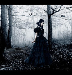 sad goth girl smithstaasister tags girl forest gothic tags girl forest ...