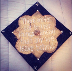 Phi Mu Graduation Cap! LOVE this quote!