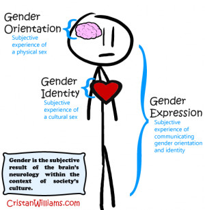 One’s gender orientation might be male, while their gender identity ...