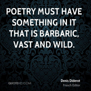 Denis Diderot Poetry Quotes