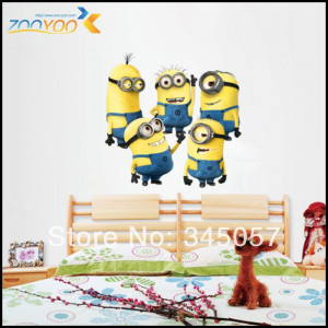Me-2-Minion-Movie-Cartoon-Wall-Sticker-Removable-Art-Stickers-for-Home ...