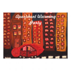 Apartment warming invitation