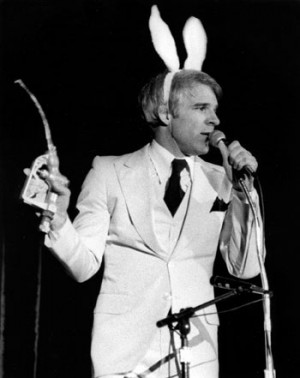 Steve Martin began making frequent appearances as a stand-up comedian ...