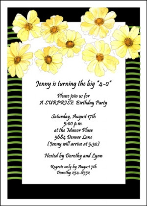 Adult Surprise Birthday Invitations areBecoming Very Popular!