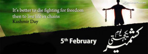 Kashmir Day Quote FB Cover Banner