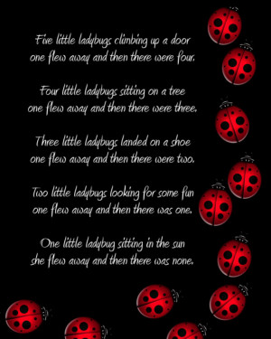 Ladybug Poem Or Saying