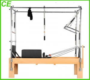 Bir + germanic kayın ve pilates reformer Paslanmaz çelik Tam trapez ...