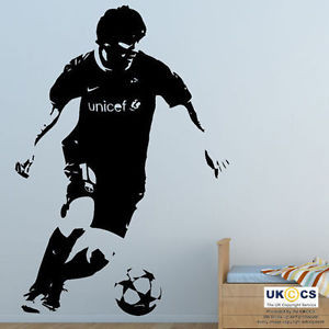 ... -Messi-Barcelona-Football-Sport-Wall-Art-Rooms-Decal-quote-Vinyl-2