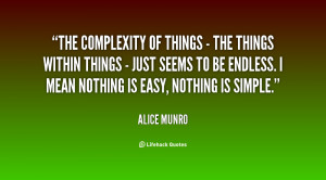 Quotes About Complexity