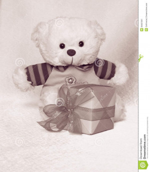 Teddy Bear With Tulip - Valentines Day Stock Photos Stock Image ...
