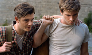 ... and Garrett Hedlund as Sal Paradise and Dean Moriarty in On the Road