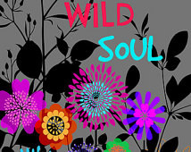 Nourish Your Wild Soul woman's greeting card to lift someone's spirits ...