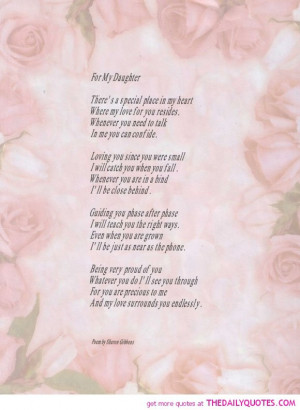 inspirational poems about daughters