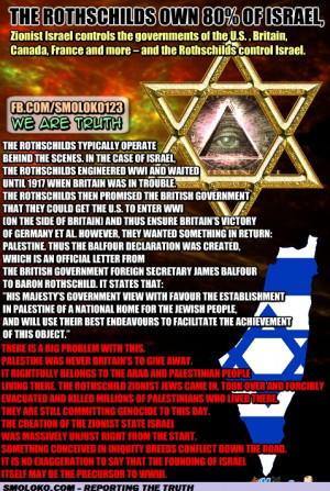 Israel Was Created By Rothschild Family Time For Truth
