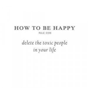 removing toxic people