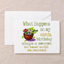 What Happens 69th Greeting Cards (Pk of 20) for
