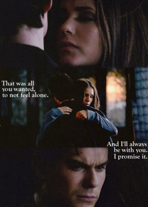 morningeyes:Damon and Elena, Midnight Quote ♥