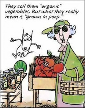 funny organic vegetables