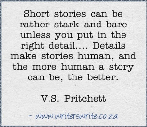 Pritchett Quote from Writers Write