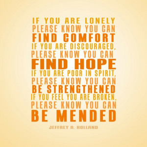 Be Mended | Creative LDS Quotes