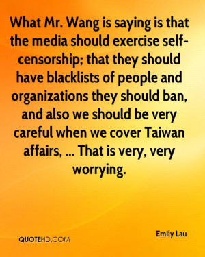 Emily Lau Quotes