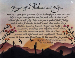 Prayer of a husband and wife